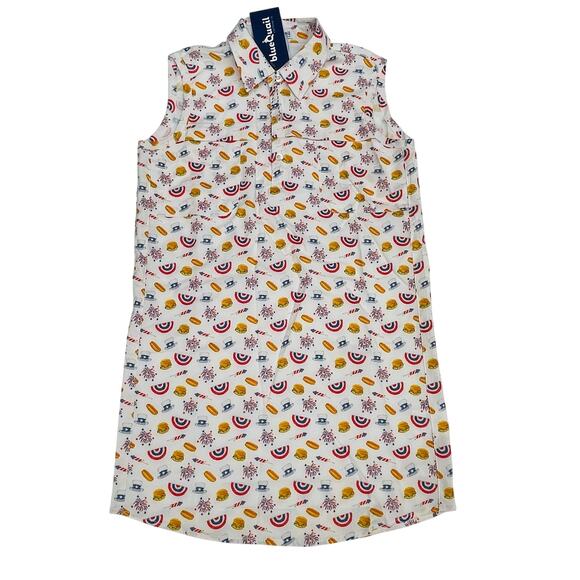 NWT Blue Quail Size 5 Independence Day Sleeveless Dress - Picture 1 of 5